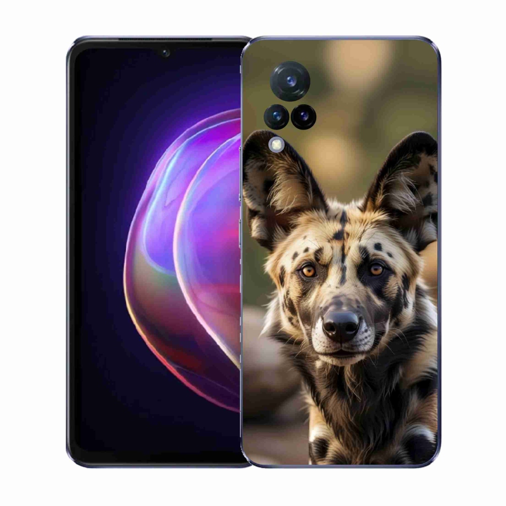 Gélový kryt mmCase na Vivo V21 4G/5G - africký divoký pes
