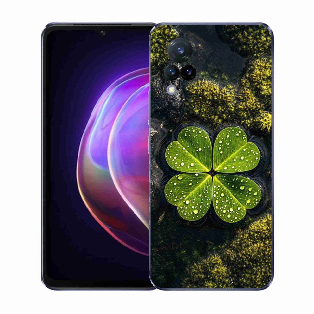 Gélový kryt mmCase na Vivo V21 4G/5G - štvorlístok