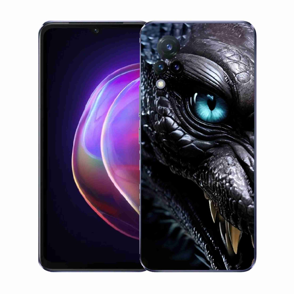 Gélový kryt mmCase na Vivo V21 4G/5G - dračí pohľad