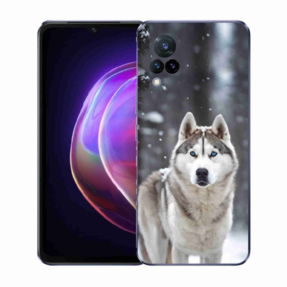 Gélový kryt mmCase na Vivo V21 4G/5G - husky 2