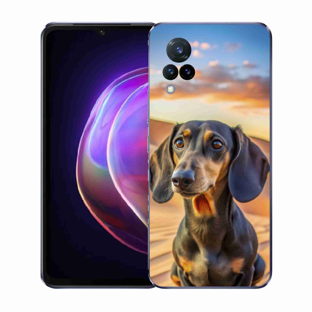 Gélový kryt mmCase na Vivo V21 4G/5G - jazvečík 3