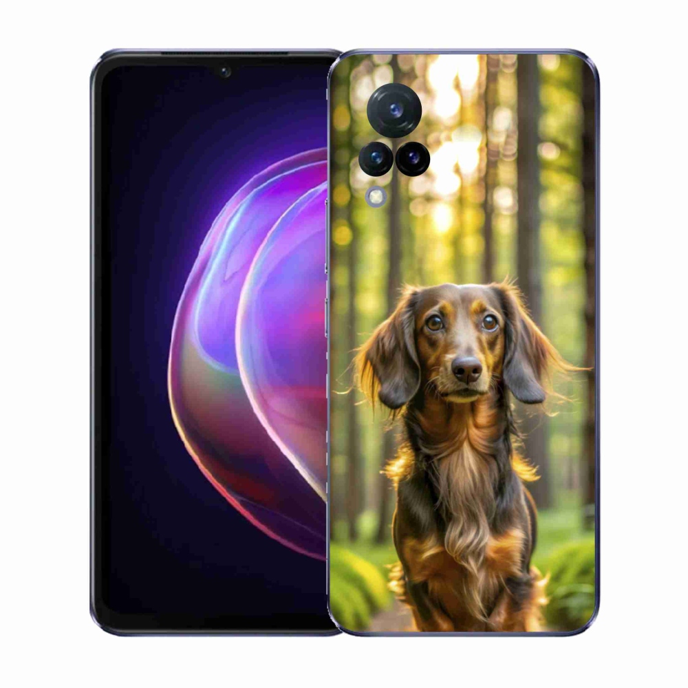 Gélový kryt mmCase na Vivo V21 4G/5G - jazvečík 4