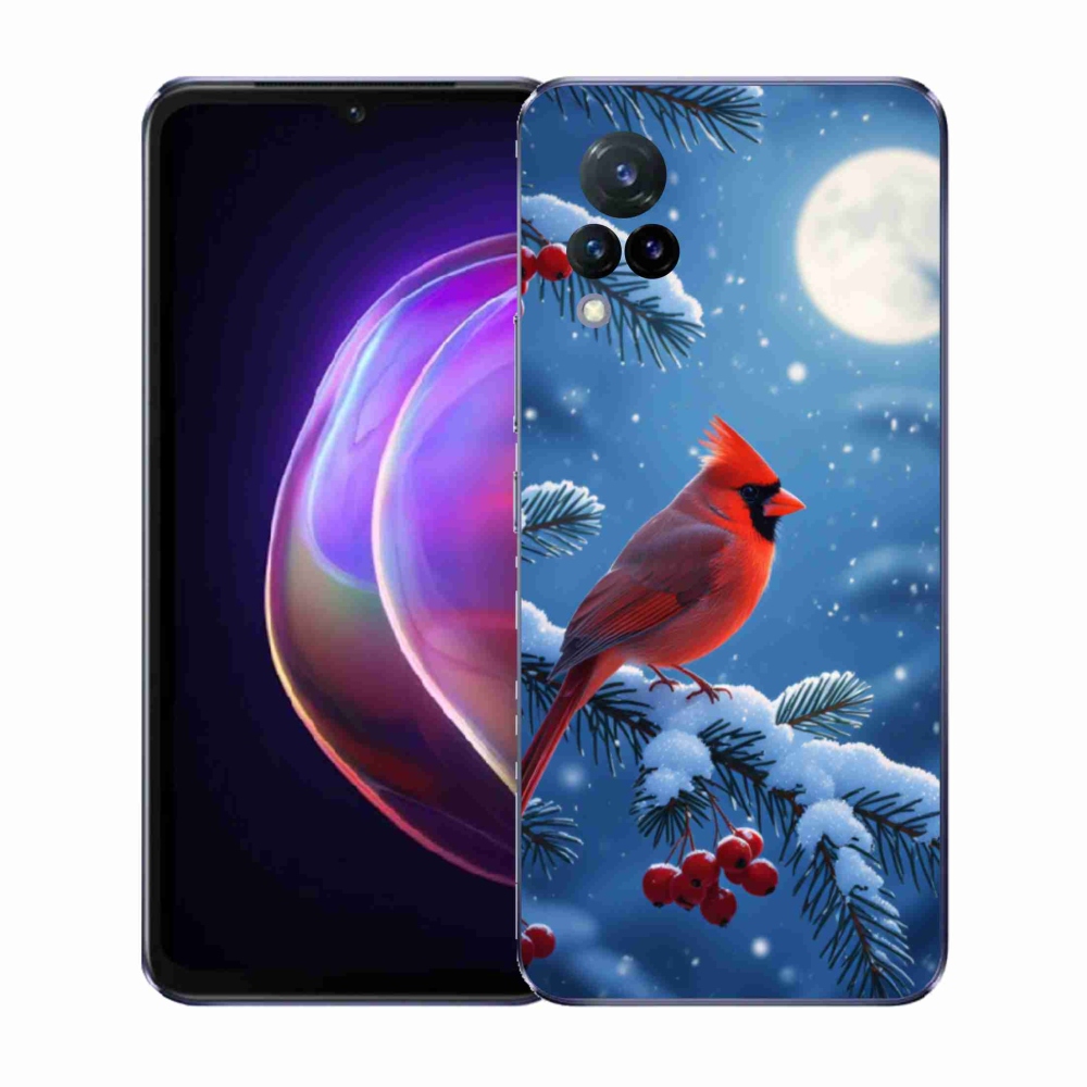 Gélový kryt mmCase na Vivo V21 4G/5G - kardinál červený