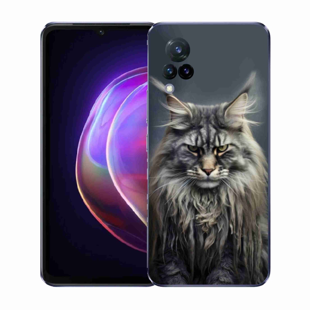 Gélový kryt mmCase na Vivo V21 4G/5G - mačacie pohľad 4