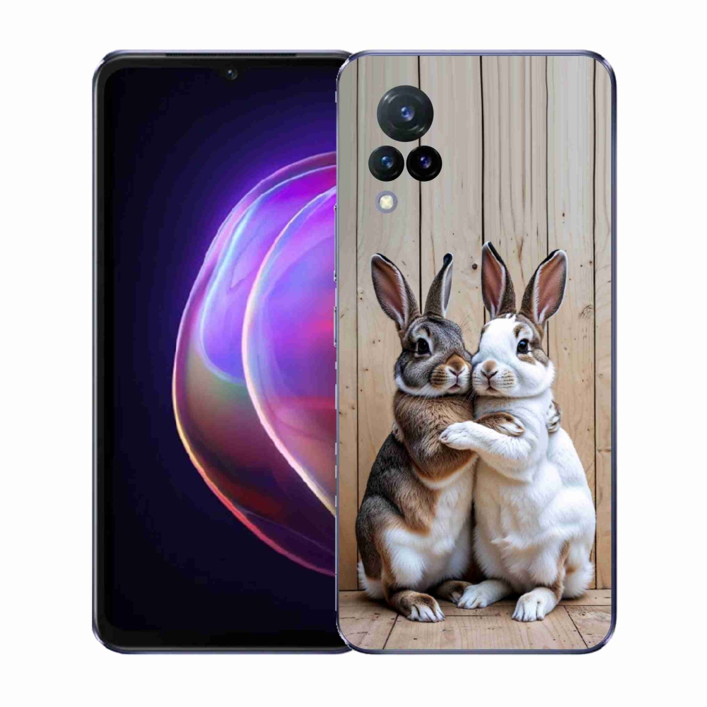 Gélový kryt mmCase na Vivo V21 4G/5G - králičie pár