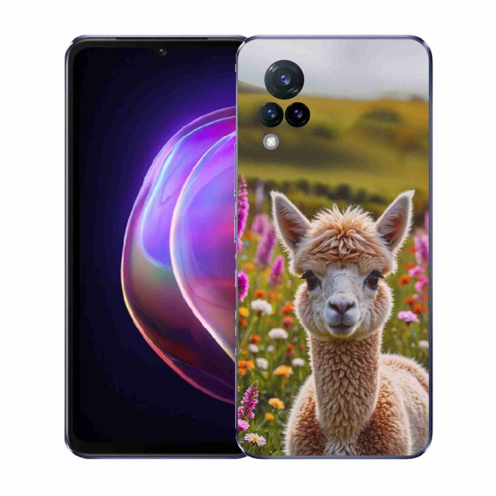 Gélový kryt mmCase na Vivo V21 4G/5G - lama na lúke