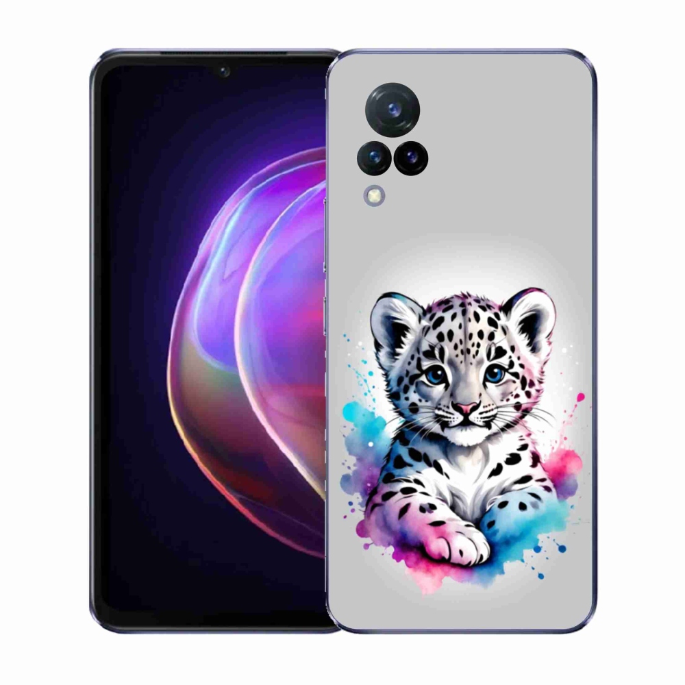 Gélový kryt mmCase na Vivo V21 4G/5G - leopardej mláďa