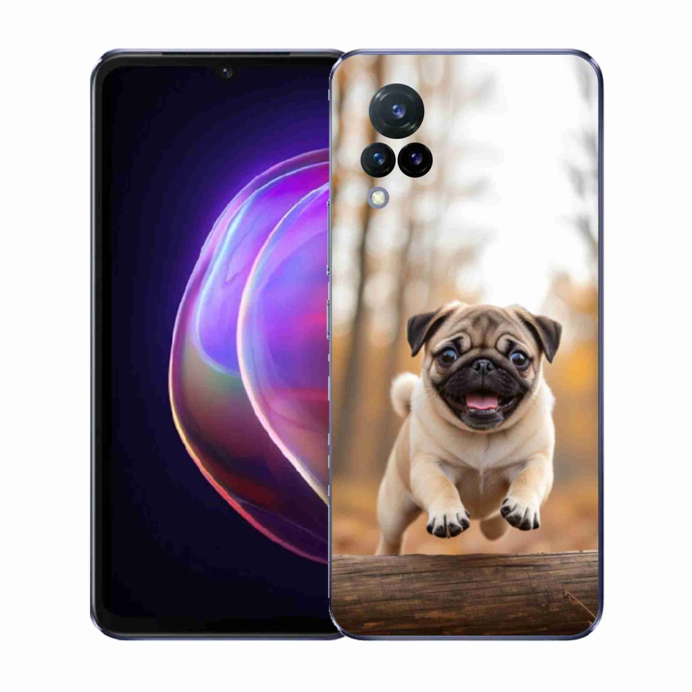 Gélový kryt mmCase na Vivo V21 4G/5G - mops 2