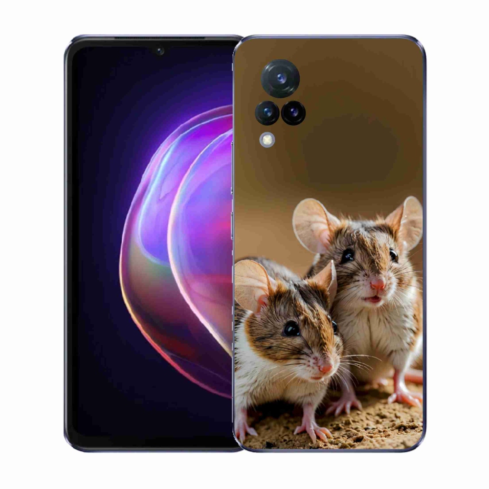 Gélový kryt mmCase na Vivo V21 4G/5G - myší duo