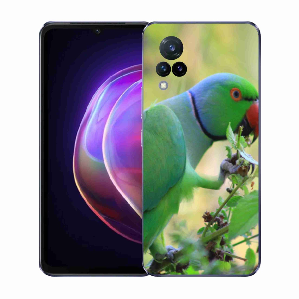 Gélový kryt mmCase na Vivo V21 4G/5G - papagáj Alexandr