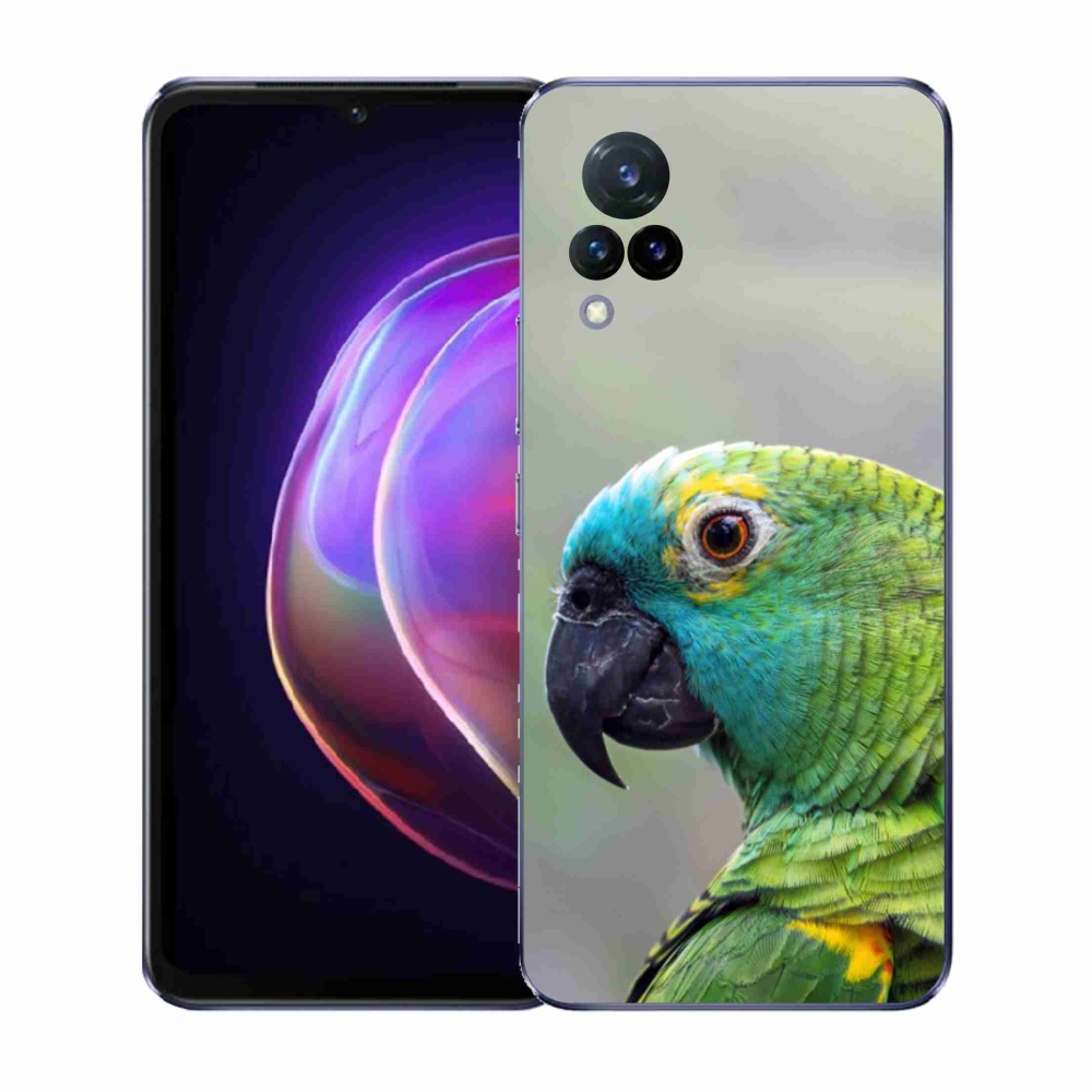 Gélový kryt mmCase na Vivo V21 4G/5G - papagáj amazoňan