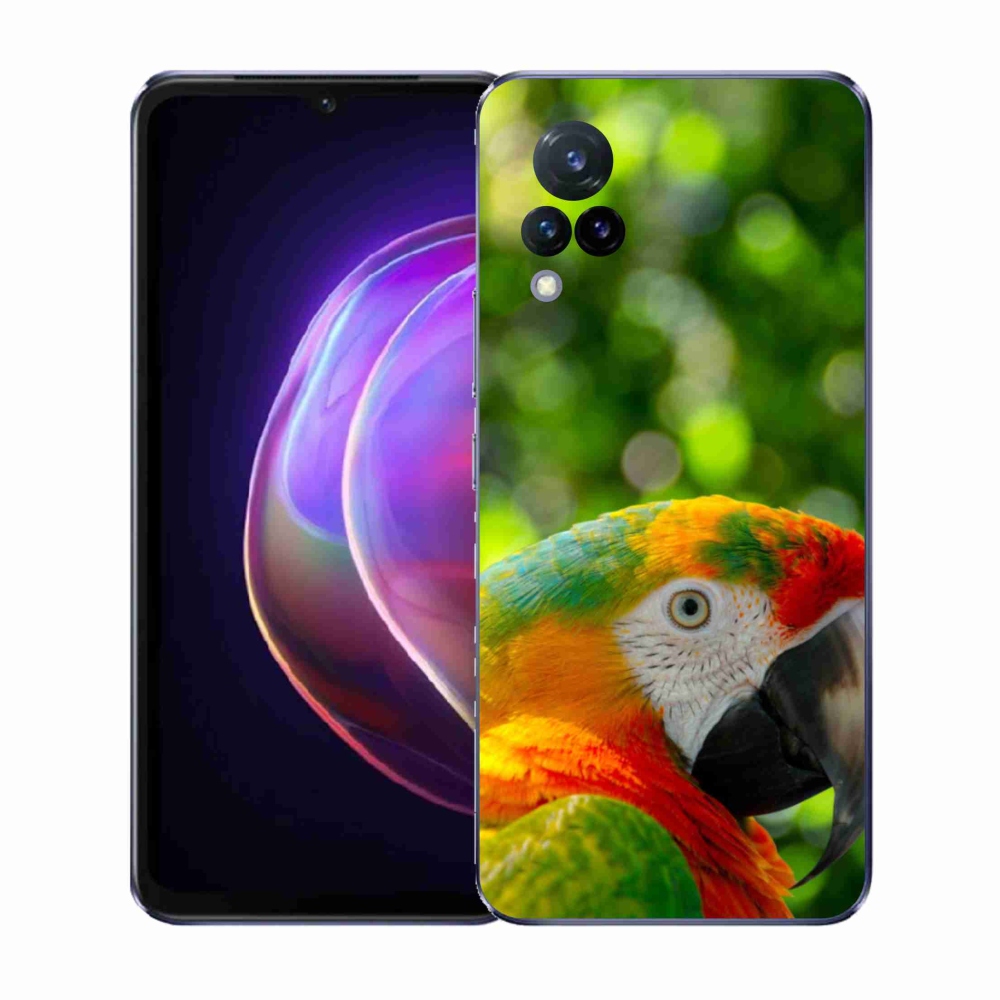 Gélový kryt mmCase na Vivo V21 4G/5G - papagáj ara 3