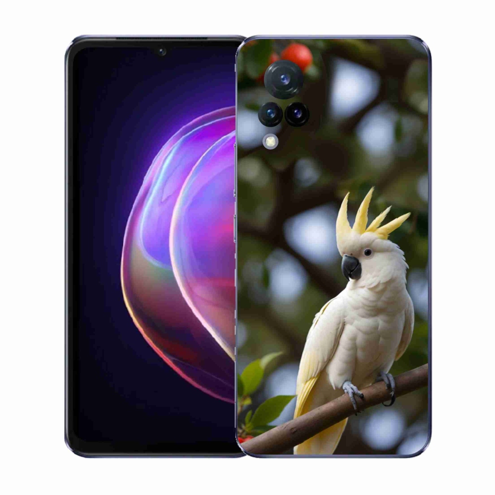 Gélový kryt mmCase na Vivo V21 4G/5G - papagáj kakadu 3