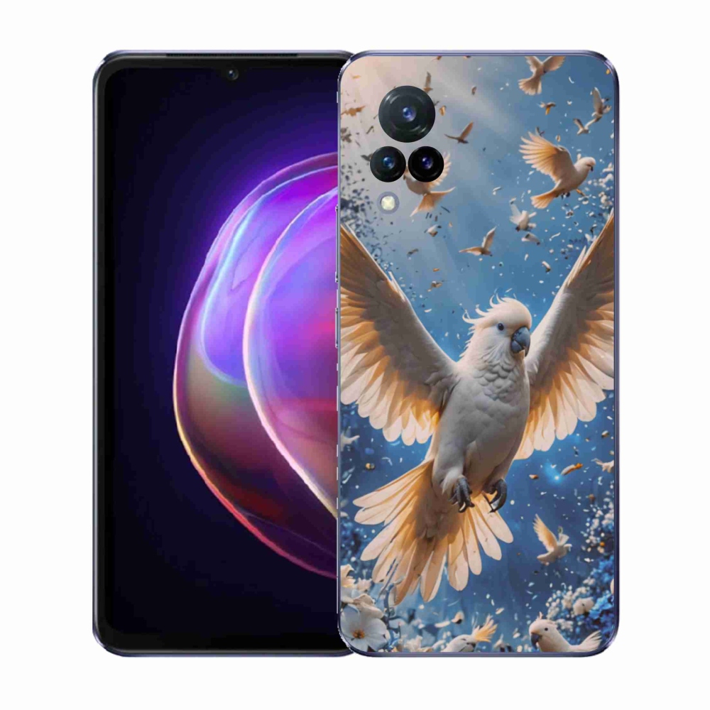 Gélový kryt mmCase na Vivo V21 4G/5G - papagáj kakadu
