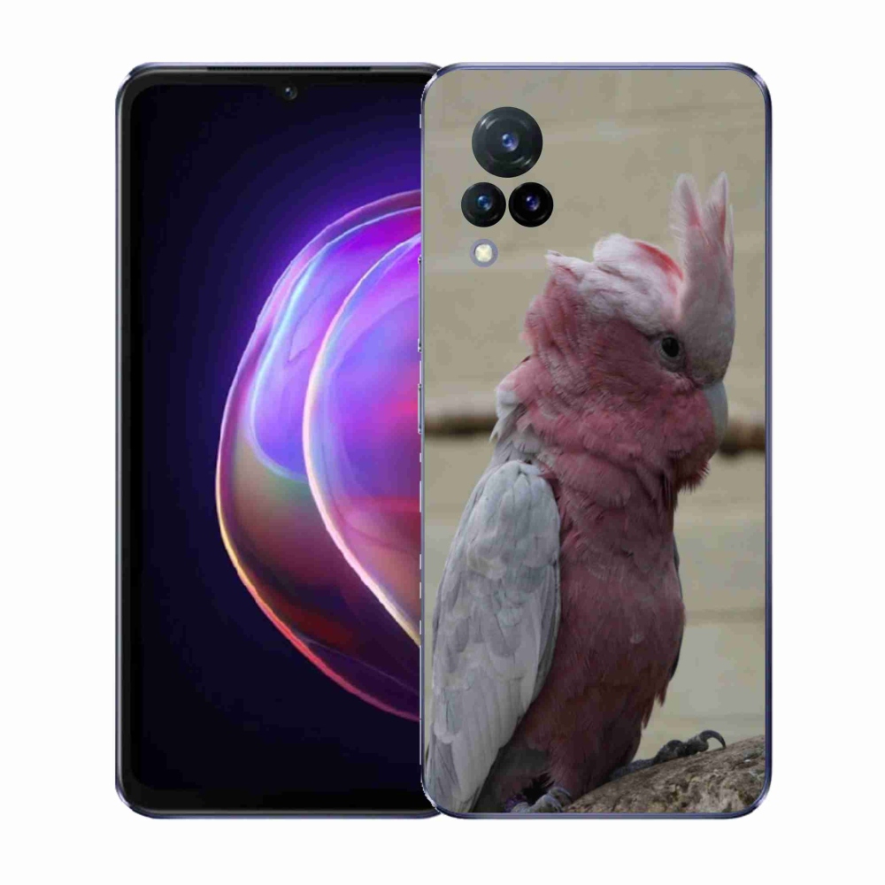 Gélový kryt mmCase na Vivo V21 4G/5G - papagáj kakadu ružový
