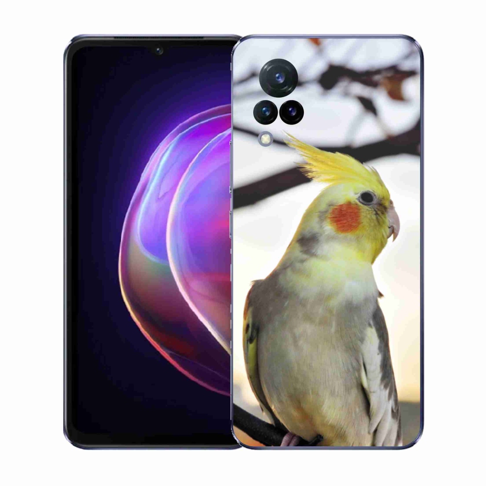 Gélový kryt mmCase na Vivo V21 4G/5G - papagáj korela