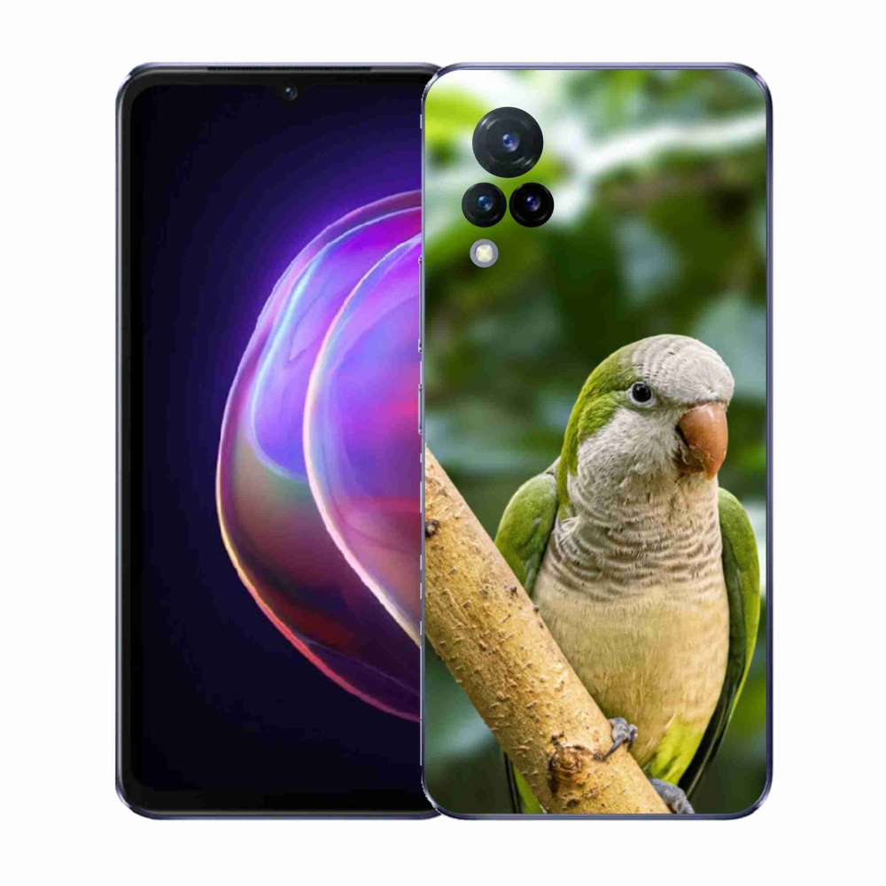 Gélový kryt mmCase na Vivo V21 4G/5G - papagáj mníšok
