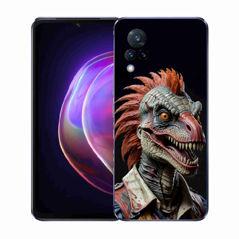 Gélový kryt mm Case na Vivo V21 4G/5G - punk dinosaurus