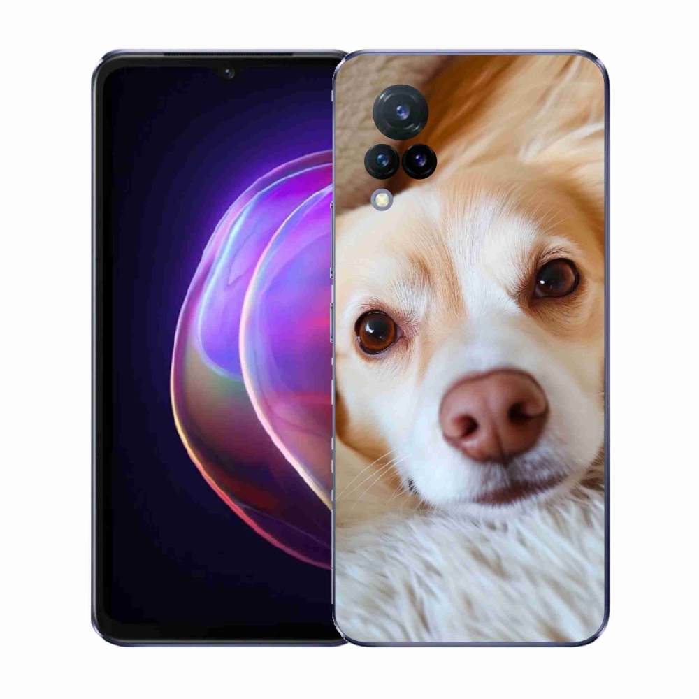 Gélový kryt mmCase na Vivo V21 4G/5G - Roztomilá čivava