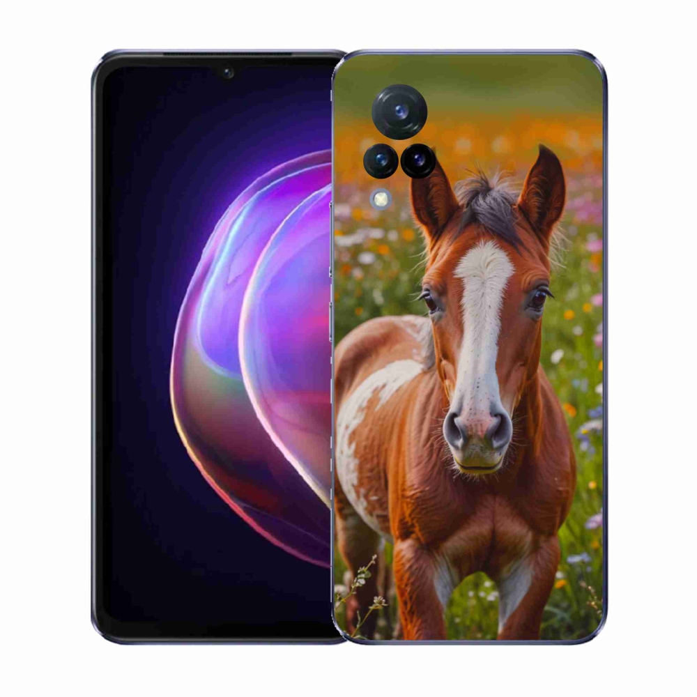 Gélový kryt mmCase na Vivo V21 4G/5G - roztomilé žriebä