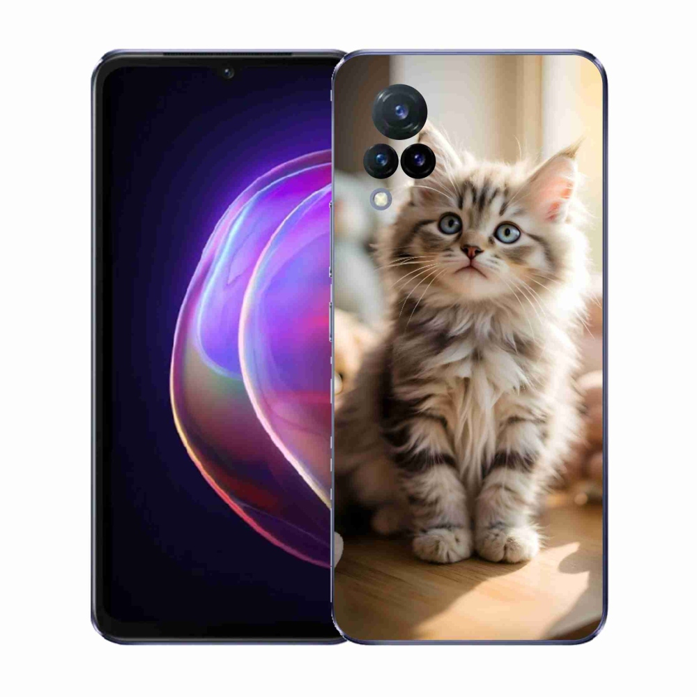 Gélový kryt mmCase na Vivo V21 4G/5G - roztomilé mačiatko 10