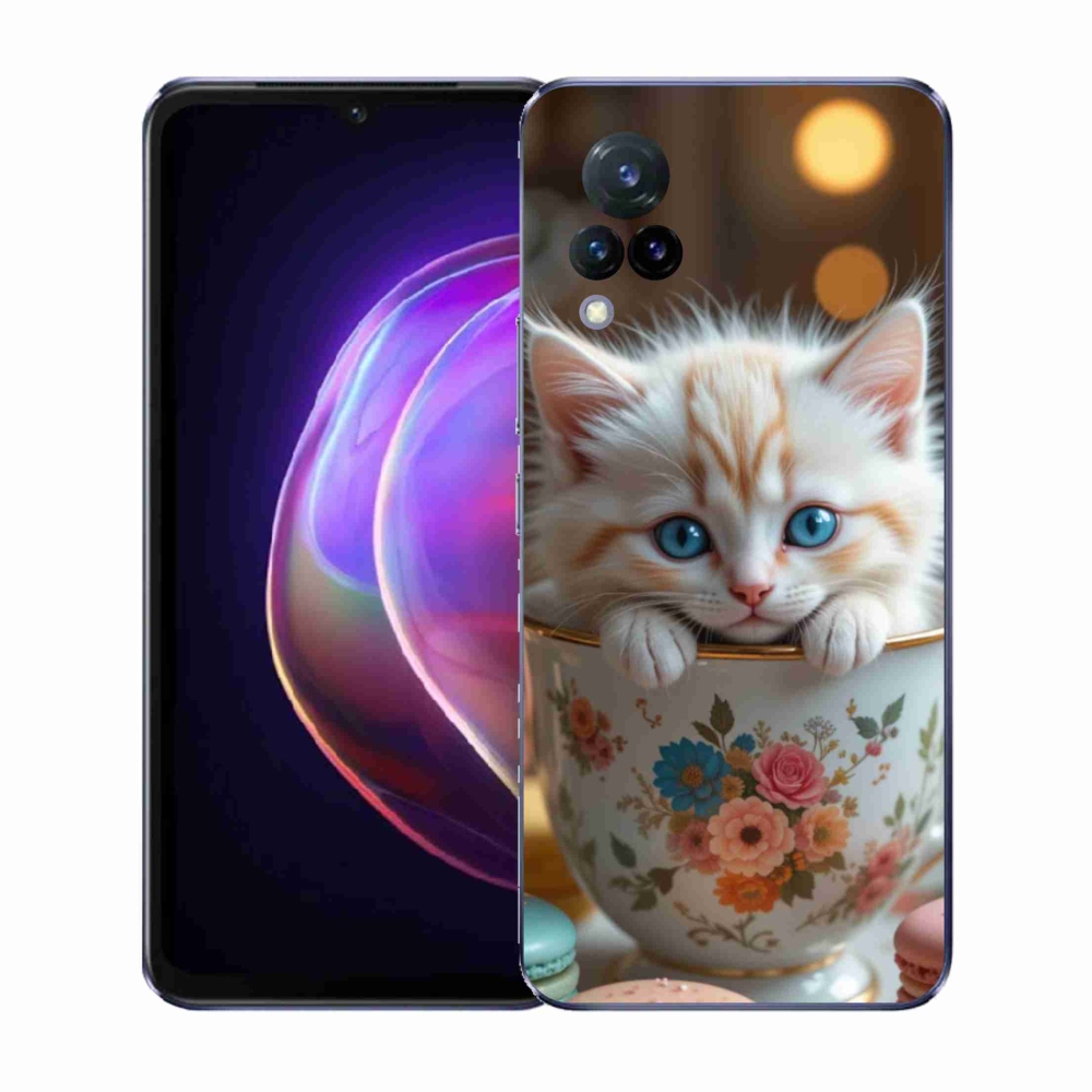 Gélový kryt mmCase na Vivo V21 4G/5G - roztomilé mačiatko 6