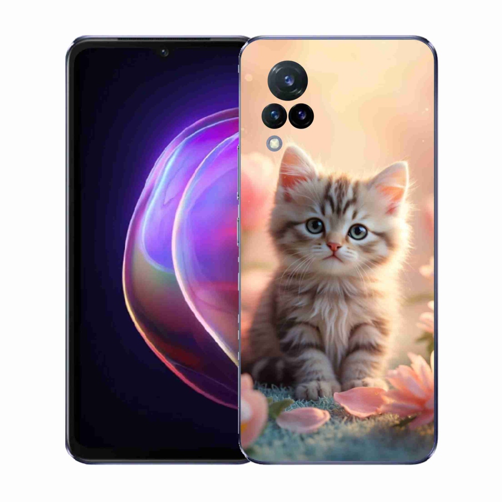 Gélový kryt mmCase na Vivo V21 4G/5G - roztomilé mačiatko 8