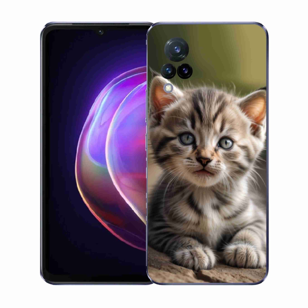 Gélový kryt mmCase na Vivo V21 4G/5G - roztomilé mačiatko 9