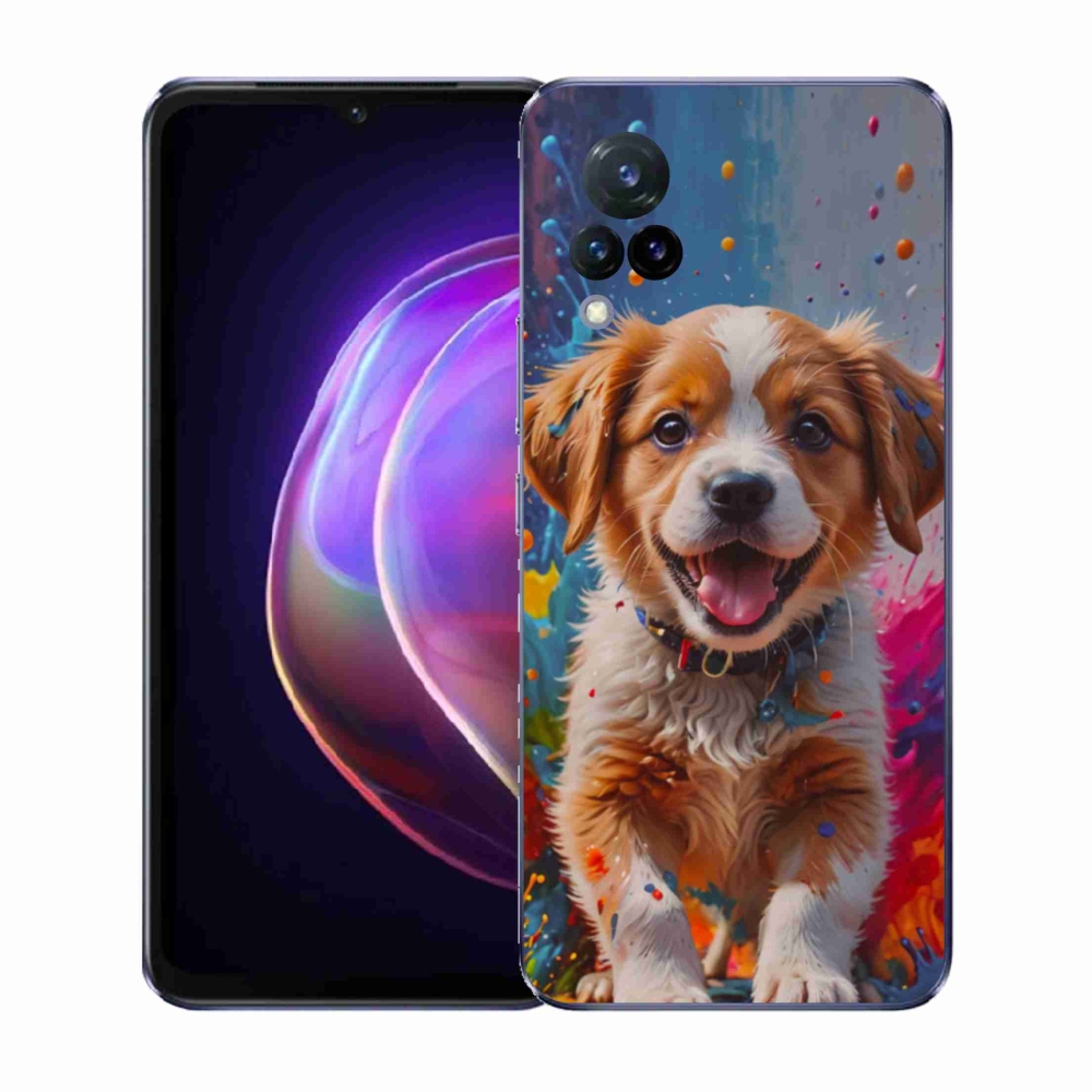 Gélový kryt mmCase na Vivo V21 4G/5G - roztomilé šteňa 3