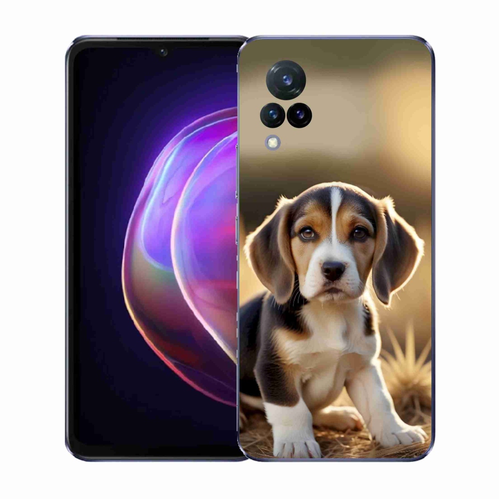 Gélový kryt mmCase na Vivo V21 4G/5G - roztomilý bígl