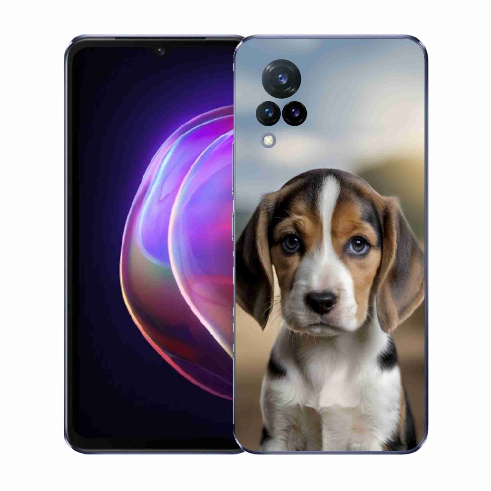 Gélový kryt mmCase na Vivo V21 4G/5G - roztomilý bígl