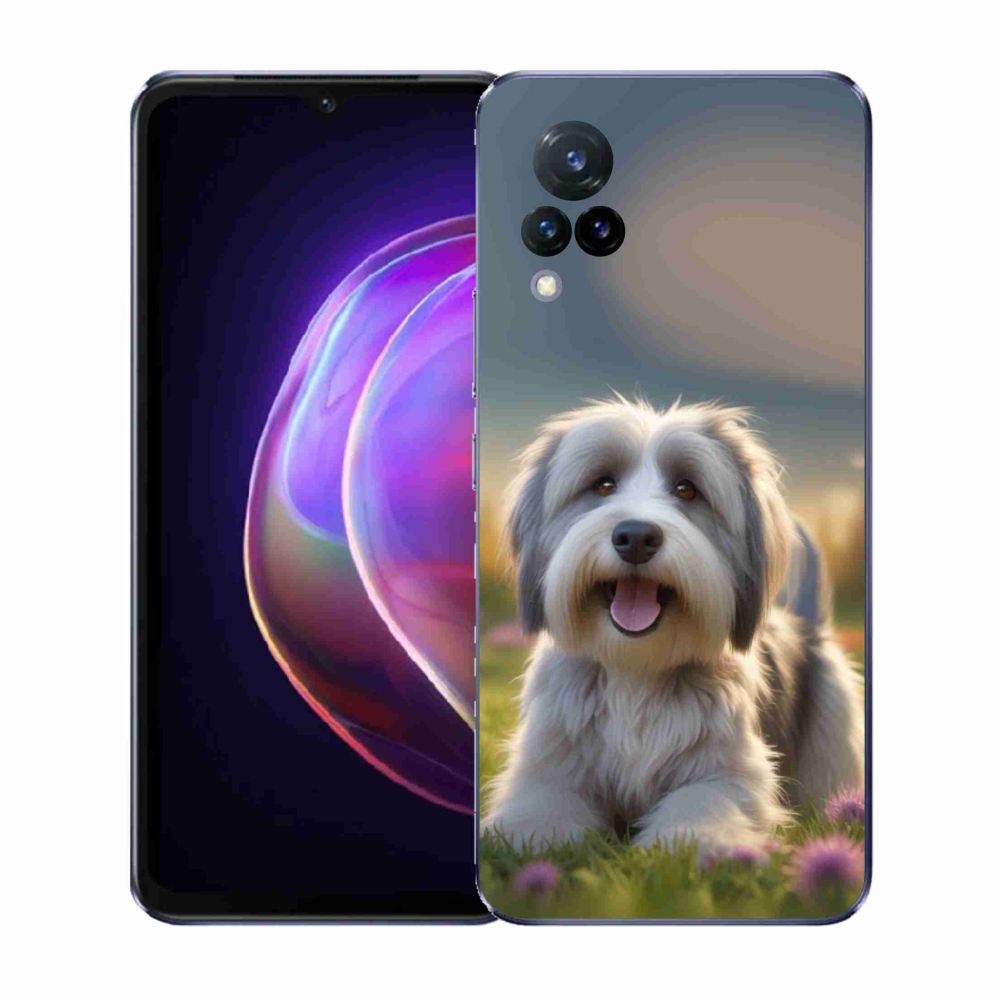 Gélový kryt mmCase na Vivo V21 4G/5G - roztomilý havanský psík