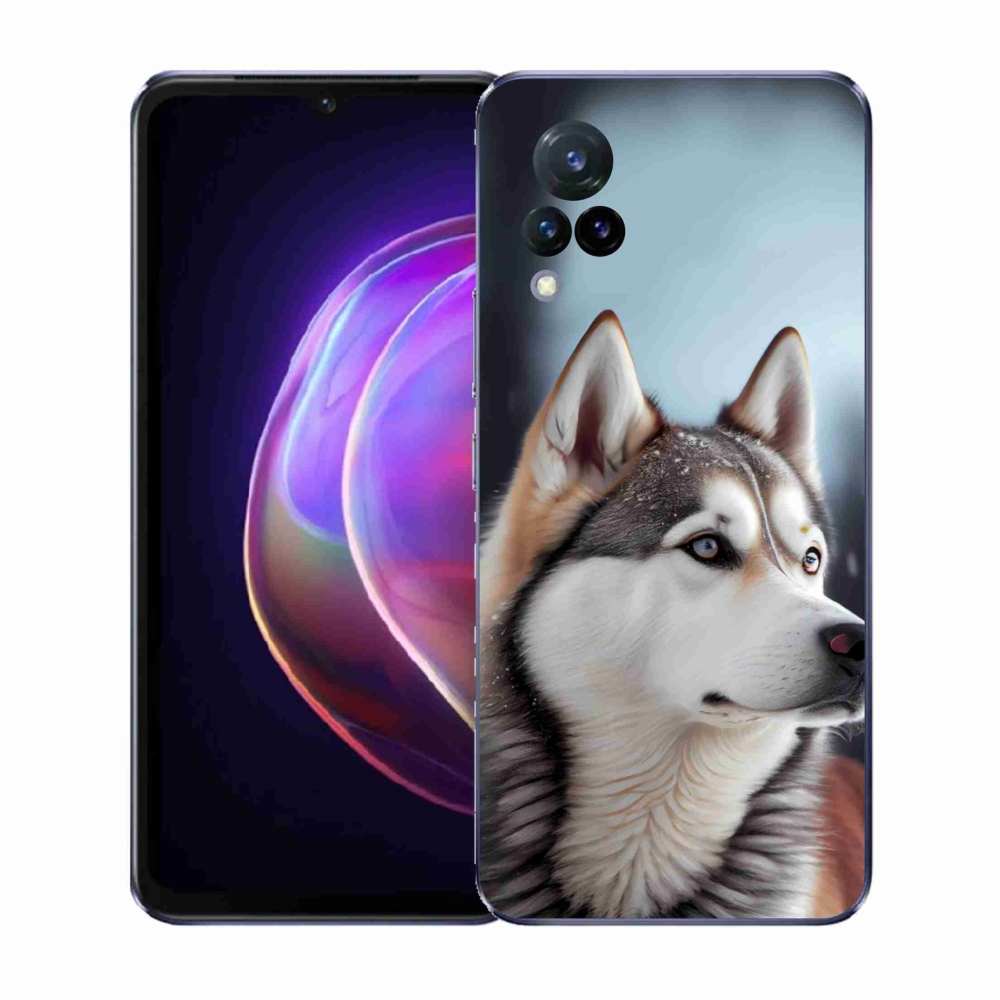 Gélový kryt mmCase na Vivo V21 4G/5G - sibírsky husky