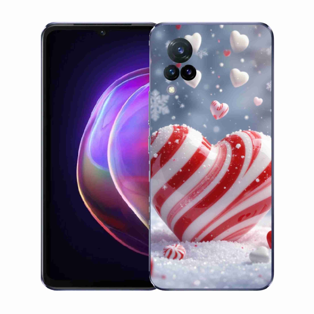 Gélový kryt mmCase na Vivo V21 4G/5G - sladké srdce