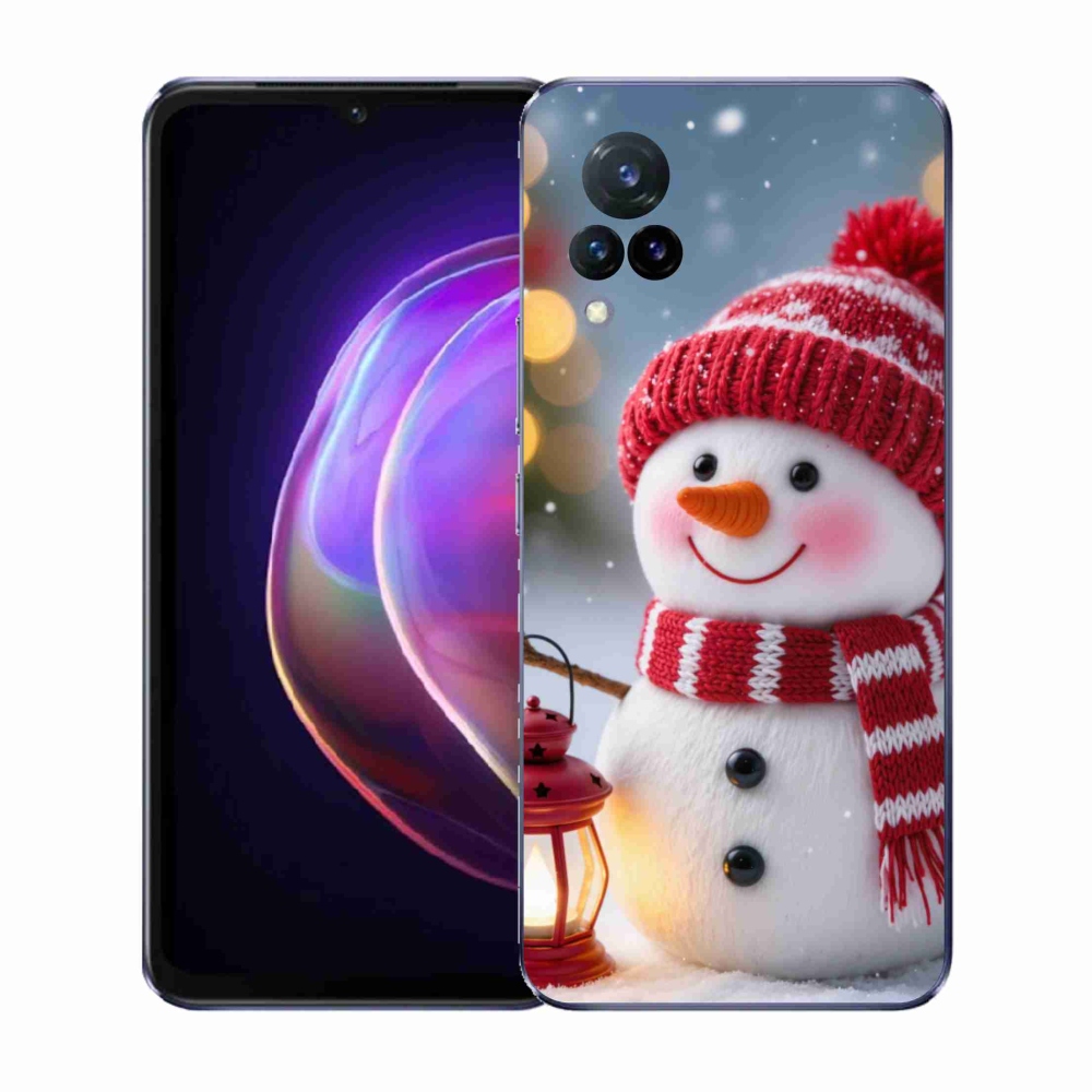 Gélový kryt mmCase na Vivo V21 4G/5G - snehuliak 2