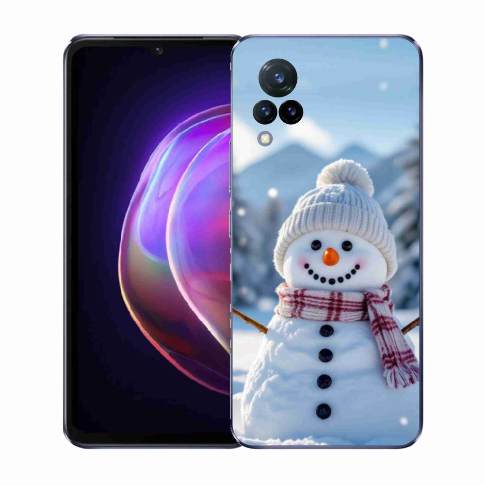 Gélový kryt mmCase na Vivo V21 4G/5G - snehuliak 3