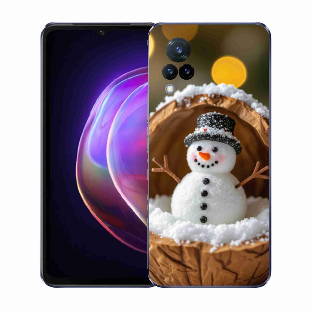 Gélový kryt mmCase na Vivo V21 4G/5G - snehuliak 4
