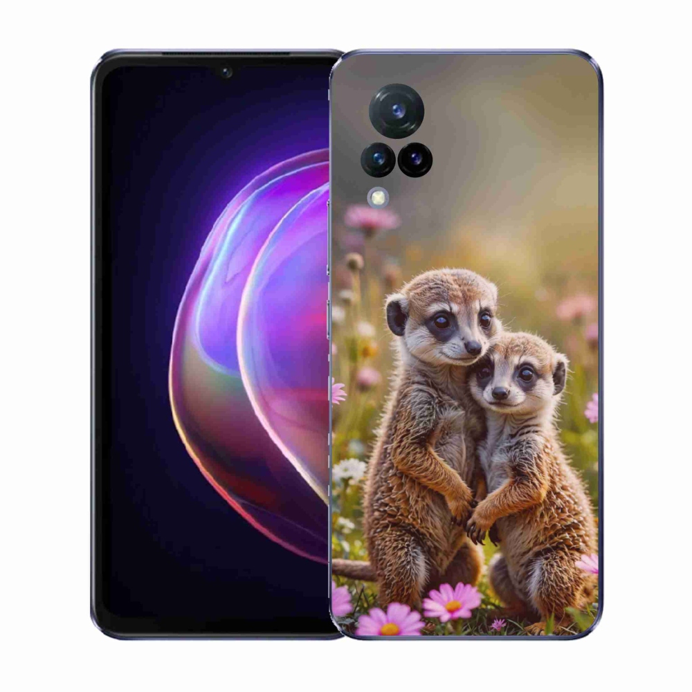 Gélový kryt mmCase na Vivo V21 4G/5G - surikatí duo