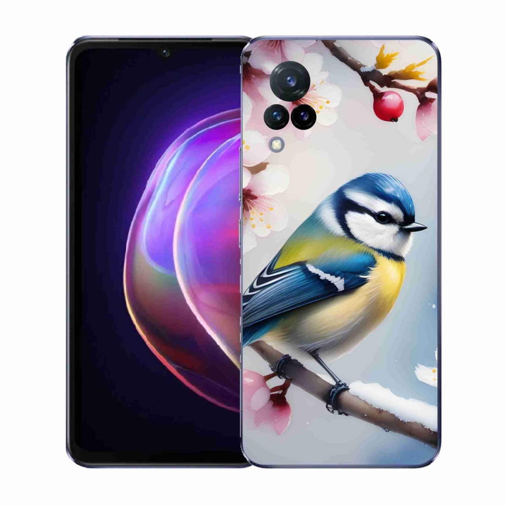 Gélový kryt mmCase na Vivo V21 4G/5G - sýkorka