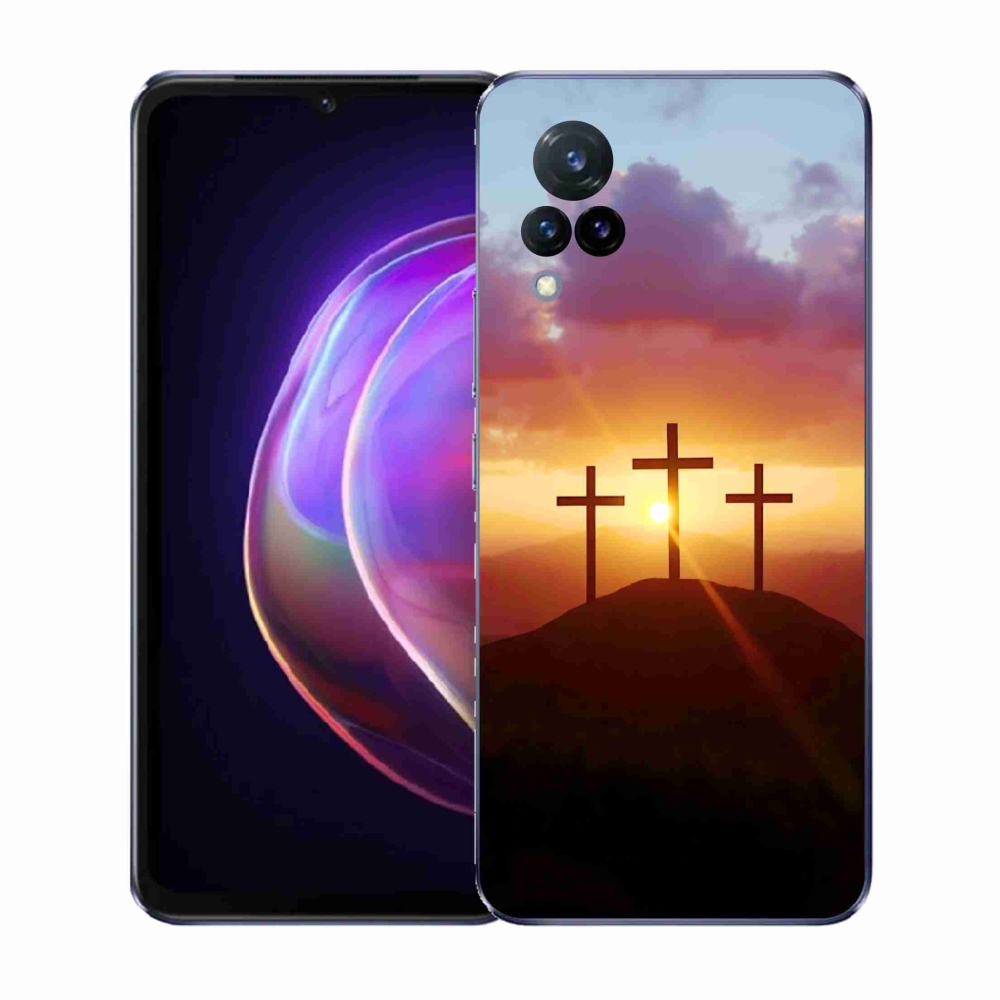 Gélový kryt mmCase na Vivo V21 4G/5G - tri kríža