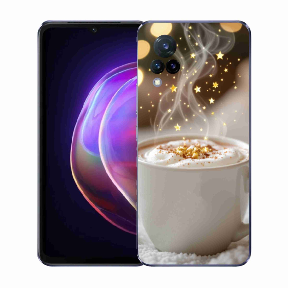 Gélový kryt mmCase na Vivo V21 4G/5G - vianočný horúci nápoj
