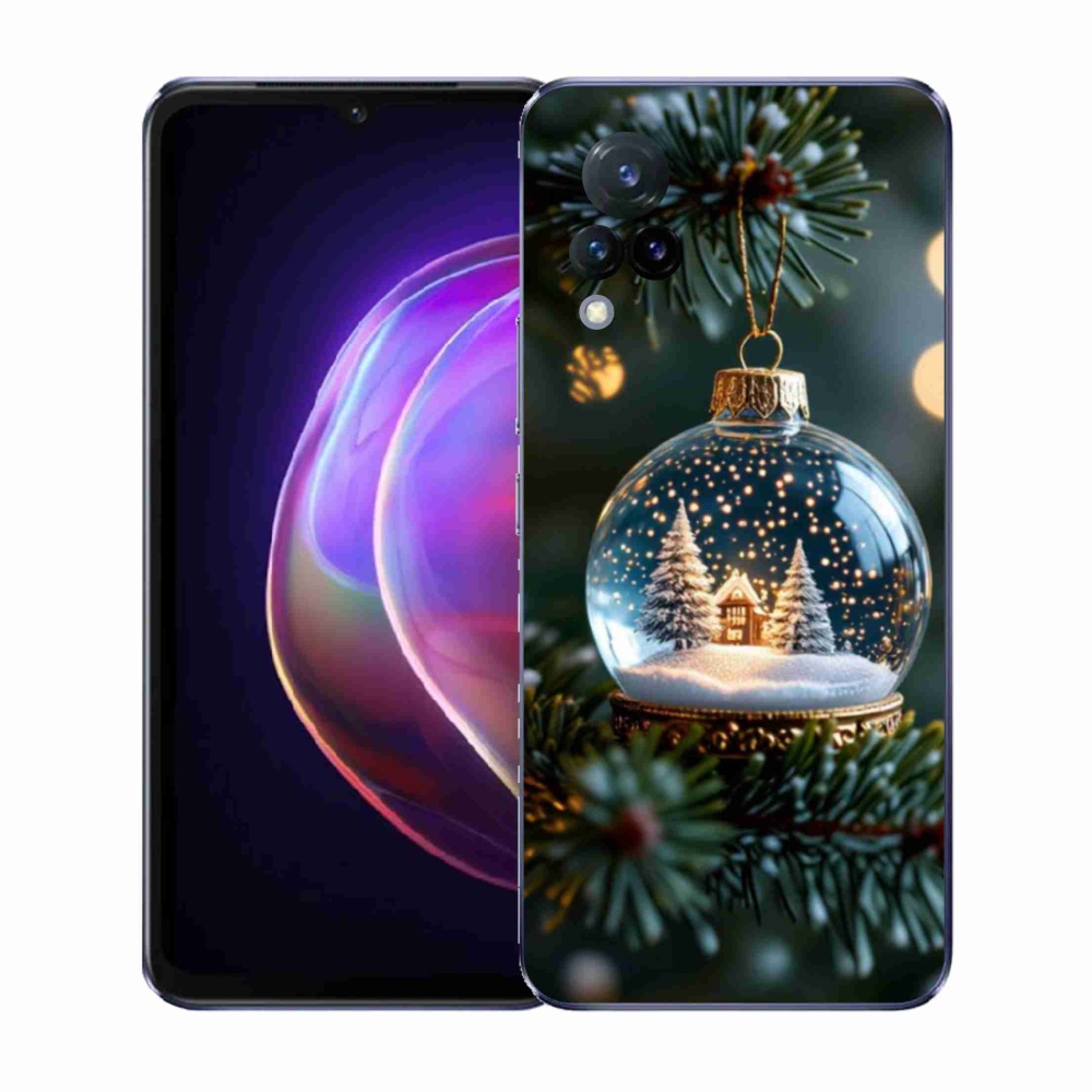 Gélový kryt mmCase na Vivo V21 4G/5G - vianočné gule 2