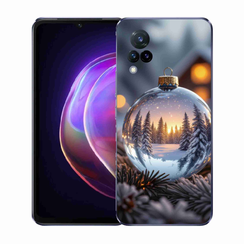 Gélový kryt mmCase na Vivo V21 4G/5G - vianočná ozdoba