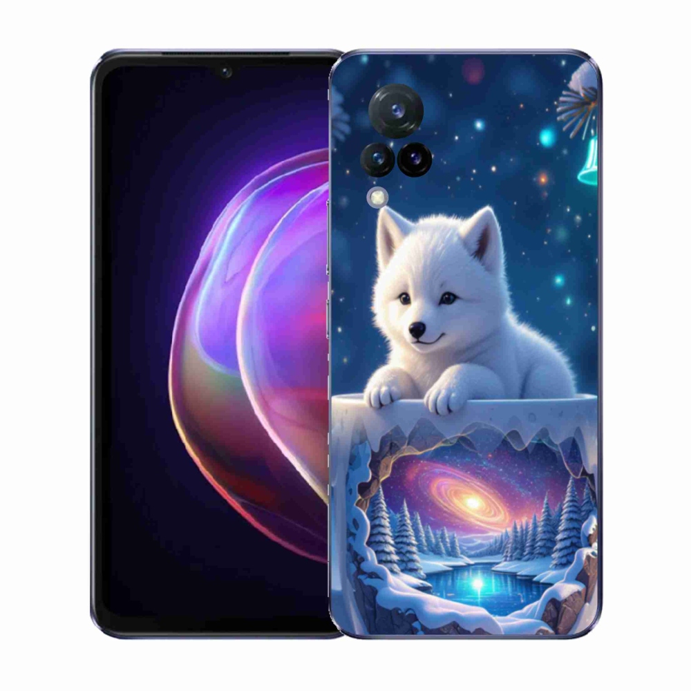 Gélový kryt mmCase na Vivo V21 4G/5G - vianočné šteňa