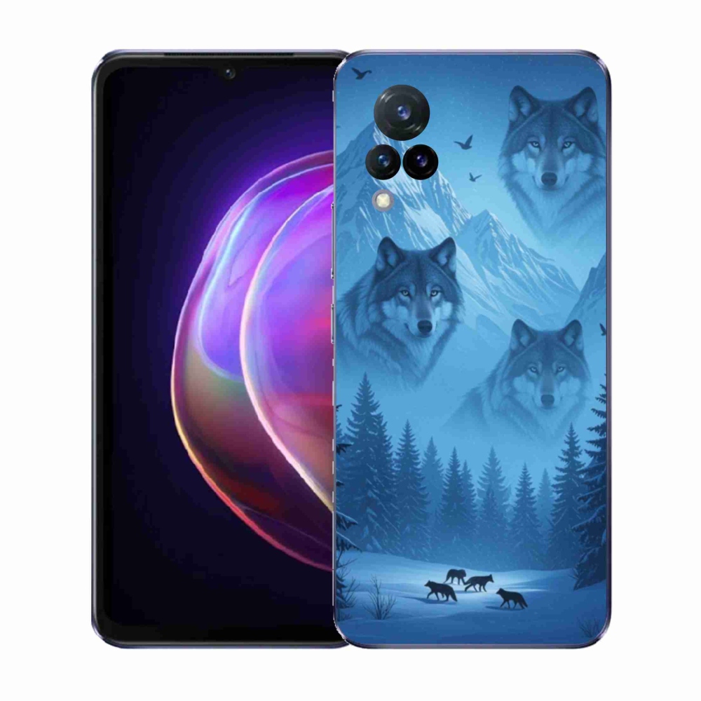 Gélový kryt mmCase na Vivo V21 4G/5G - vlčia svorka