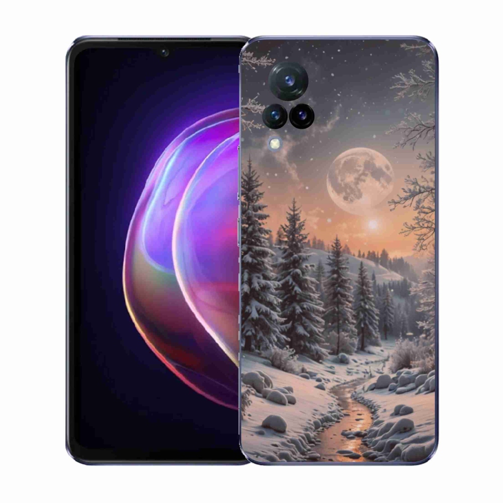 Gélový kryt mmCase na Vivo V21 4G/5G - zimná krajina 2