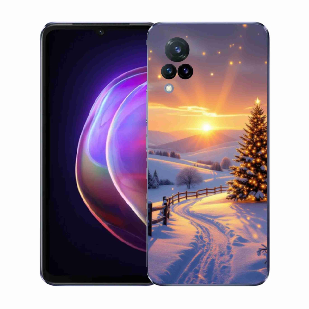 Gélový kryt mmCase na Vivo V21 4G/5G - zimná krajina