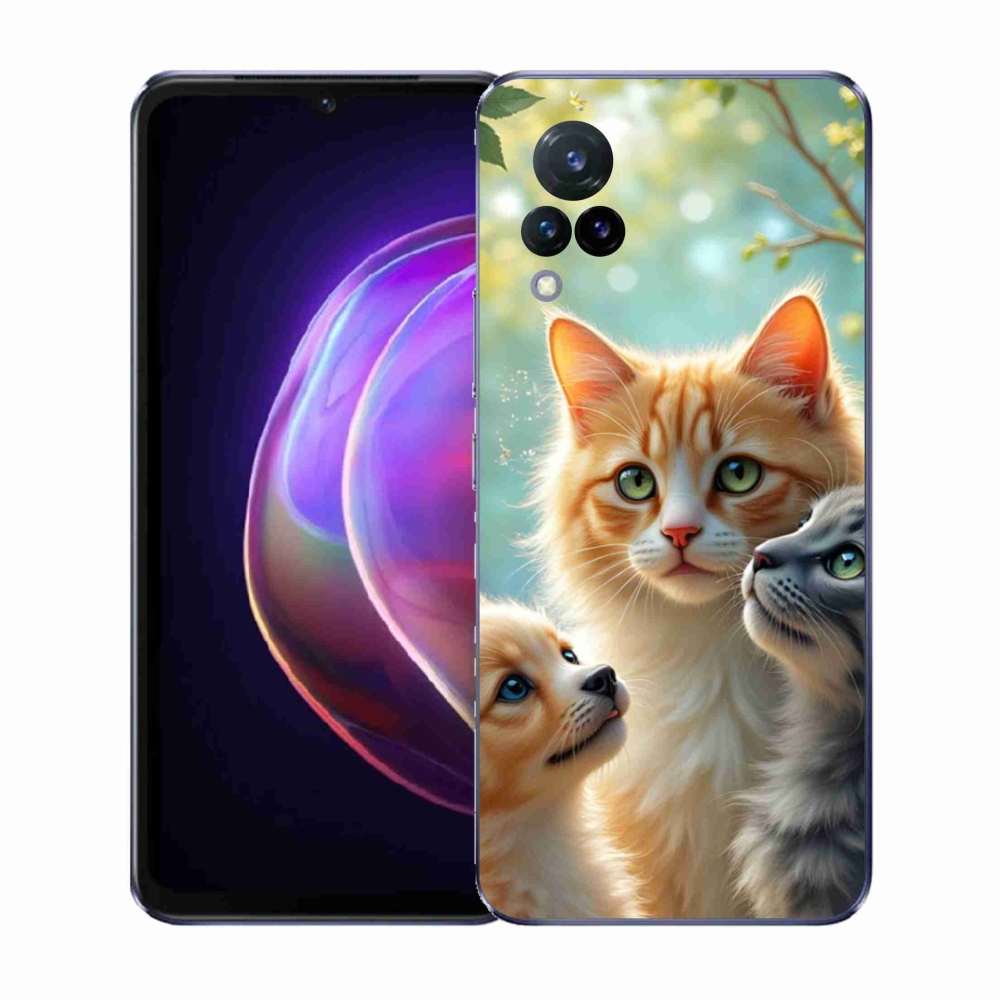 Gélový kryt mmCase na Vivo V21 4G/5G - zvieracie priateľstvo 2