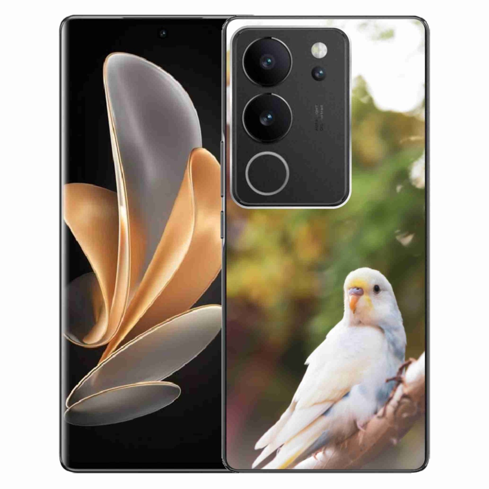 Gélový kryt mmCase na Vivo V29 5G - andulka biela