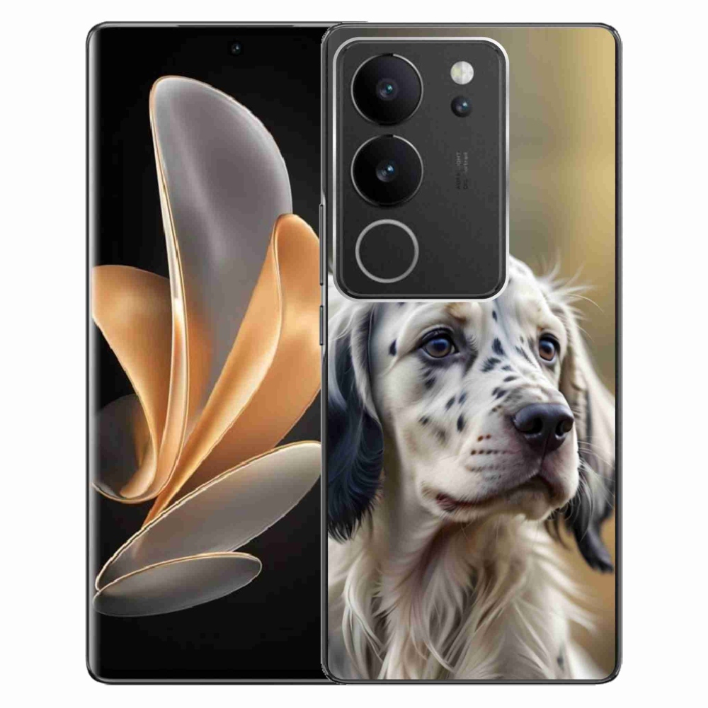 Gélový kryt mmCase na Vivo V29 5G - anglický seter
